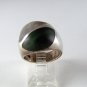 VINTAGE MEXICAN STERLING SILVER MALACHITE RING SZ 6 1/4