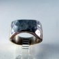 VINTAGE HAND HAMMERED STERLING SILVER RING SIZE 7 3/4
