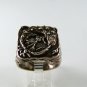 GOTHIC RENAISSANCE VINTAGE STYLE STERLING SILVER RING SZ 10