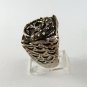 GOTHIC RENAISSANCE VINTAGE STYLE STERLING SILVER RING SZ 10