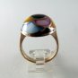STERLING SILVER MOTHER OF PEARL RING SIZE 9 1/4