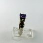 VINTAGE STYLE STERLING SILVER AMYTHEST RING SIZE 8 1/4
