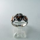 VINTAGE STYLES STERLING SILVER CZ RING SIZE 7