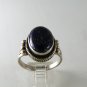 VINTAGE STERLING SILVER LAPIS RING SIZE 8 3/4