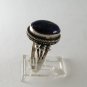 VINTAGE STERLING SILVER LAPIS RING SIZE 8 3/4