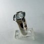 VINTAGE STERLING SILVER BLING BLING CZ RING SIZE 8
