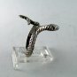 VINTAGE STERLING SILVER SNAKE RING SIZE 8 1/4