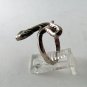 VINTAGE STERLING SILVER SNAKE RING SIZE 8 1/4