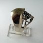 BIKER GOTHIC RENAISSANCE VINTAGE STERLING SILVER SKULL RING SIZE 8 1/4