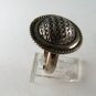 GOTHIC RENAISSANCE STYLE STERLING SILVER RING SIZE 7 1/2