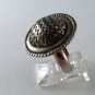 GOTHIC RENAISSANCE STYLE STERLING SILVER RING SIZE 7 1/2