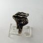 VINTAGE STERLING SILVER COMEDY TRAGEDY RING SIZE 9