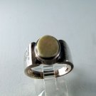 VINTAGE STERLING SILVER IVORY RING SIZE 7