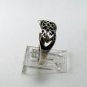 VINTAGE CELTIC STYLE STERLING SILVER BAND RING SIZE 8 1/4