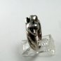 VINTAGE STERLING SILVER DOG WOLF BAND RING SIZE 7 1/4