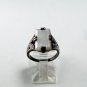 VINTAGE MEXICAN STERLING SILVER MOTHER OF PEARL RING SIZE 5 1/2