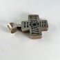 VINTAGE TAXCO MEXICO MEXICAN STERLING SILVER CROSS UNUSUAL