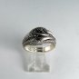 VINTAGE STYLE STERLING SILVER EAGLE CLAW BAND RING SIZE 6 1/4