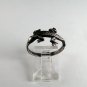 VINTAGE STERLING SILVER LIZARD GILA MONSTER RING SIZE 7 3/4
