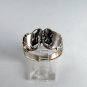 VINTAGE STERLING SILVER ELEPHANT ELEPHANTS RING SIZE 7 3/4