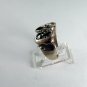 VINTAGE STERLING SILVER ELEPHANT ELEPHANTS RING SIZE 7 3/4