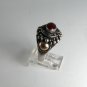 VINTAGEL TRIBAL STERLING SILVER CARNELIAN RING SIZE 9 1/4