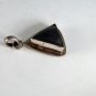 VINTAGE STERLING SILVER HEMATITE PENDANT