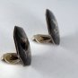 VINTAGE STERLING SILVER NIELLO SIAM CLIP ON EARRINGS