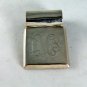VINTAGE STERLING SILVER INITIAL DMS PENDANT
