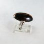 VINTAGE STERLING SILVER TIGER EYE RING SIZE 6