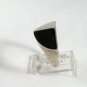 STERLING SILVER BLACK ONYX RING SIZE 6 1/2