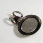 VINTAGE STERLING SIILVER MALACHITE PENDANT