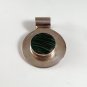 VINTAGE MEXICAN MEXICO TAXCO STERLING SILVER MALACHITE PENDANT