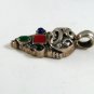 GOTHIC RENAISSANCE FESTIVAL VINTAGE STYLE STERLING SILVER ONYX PENDANT