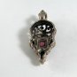GOTHIC RENAISSANCE FESTIVAL VINTAGE STYLE STERLING SILVER ONYX PENDANT
