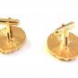 1970's Gold Tone Roman Couple in Pink Cufflinks