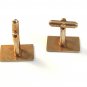 1960's Gold Tone Cufflinks Engraved Pete