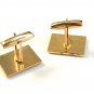1960's Gold Tone Canadian Maple Leaf Cufflinks
