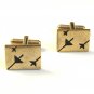 1960's Gold Tone Jets ??? Cufflinks