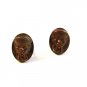 Vintage 1940's 1950's Copper Tone Fu Manchu Detective Cufflinks