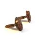 Vintage 1940's 1950's Copper Tone Fu Manchu Detective Cufflinks