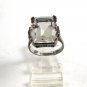 Vintage Sterling Silver CZ Ring Size 6 1/2