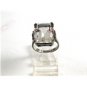 Vintage Sterling Silver CZ Ring Size 6 1/2