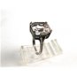 Vintage Sterling Silver CZ Ring Size 6 1/2
