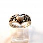 Vintage Sterling Silver Heart Ring Size 5 3/4