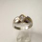Vintage Sterling Silver Engagement Ring Size 7 1/4 555