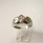 Vintage Sterling Silver Engagement Ring Size 7 1/4 555