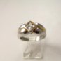 Vintage Sterling Silver Engagement Ring Size 7 1/4 555