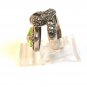 Sterling Silver & Citrine Flip Heart Fashion Ring Size 8 1/2