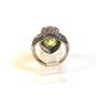Sterling Silver & Citrine Flip Heart Fashion Ring Size 8 1/2